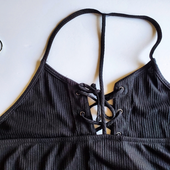 Lulu's dress Grenada Black lace-up NEW - Picture 8 of 10